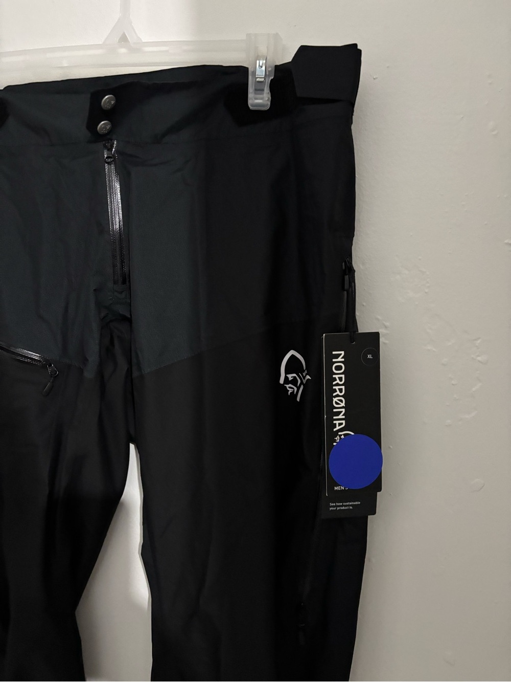 Men's Black Softshell Pants - Technical Outdoor Performance - Picture 2 of 6